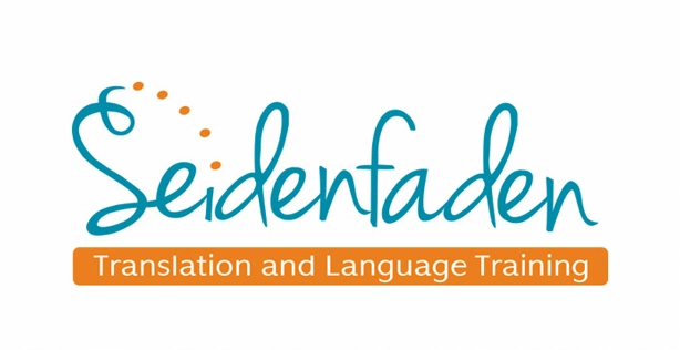 Logotipo de 'Seidenfaden Translation and Language Training', creado por Clau Vidal Studio