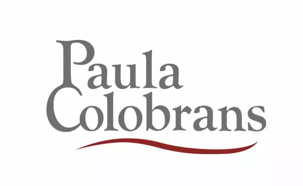 Logotipo de 'Paula Colobrans', creado por Clau Vidal Studio