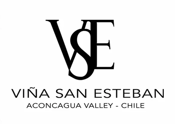 Logotipo de 'Viña San Esteban', creado por Clau Vidal Studio