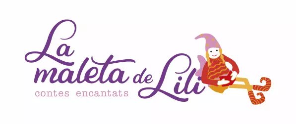 Logotipo de 'La Maleta de Lili', creado por Clau Vidal Studio
